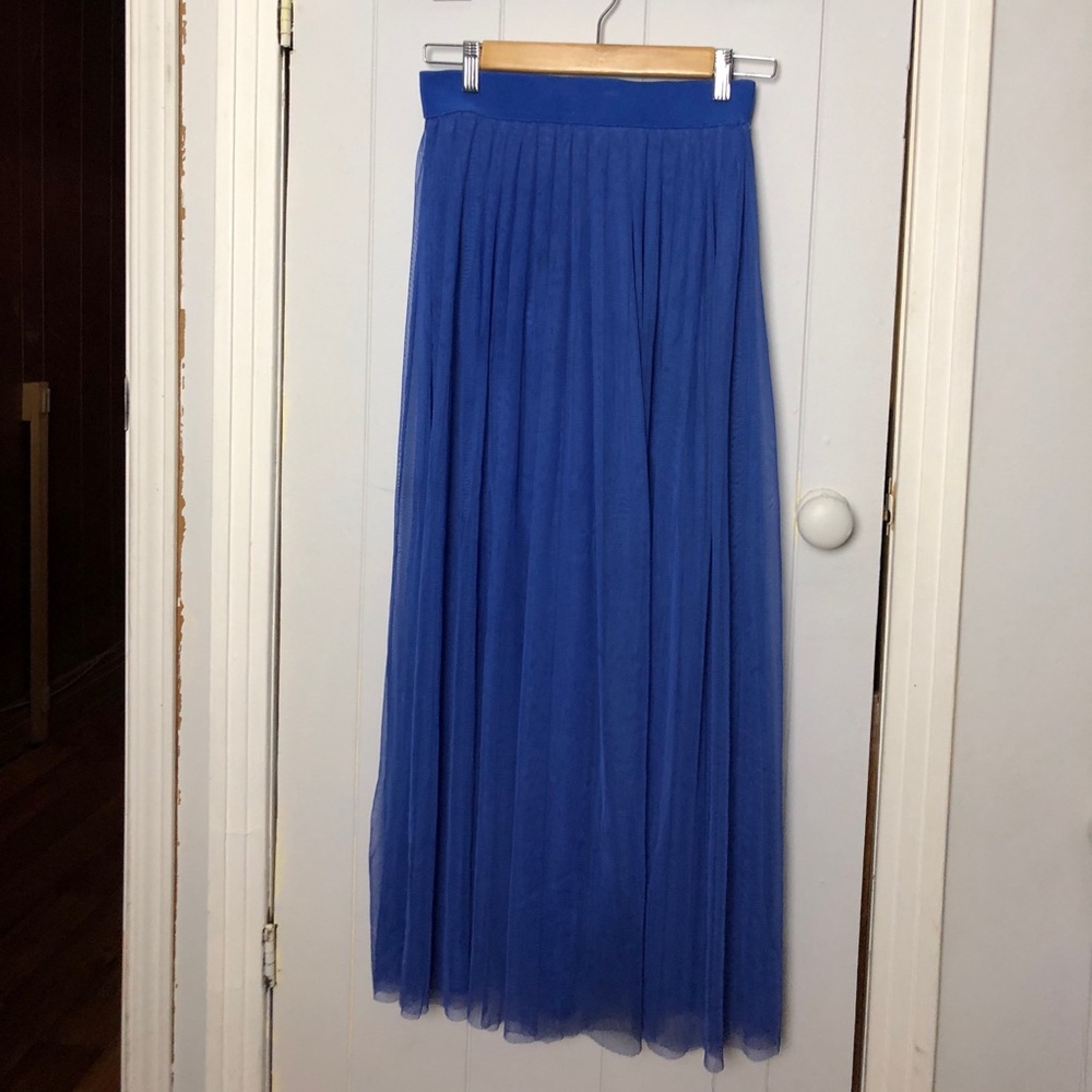 Royal Blue Maxi Skirt